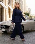 Modern Belted Classic Suit - Image 2