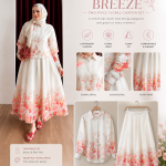 Blossom Breeze Two-Piece Set  طقم نسائي شيفون مزهر قطعتين